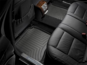 Mercedes-Benz S-Class FloorLiner - Rear - WeatherTech - DigitalFit - Black - `07-`13