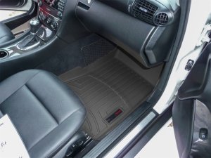 Mercedes-Benz C-Class FloorLiner - Front - WeatherTech - DigitalFit - Black - `00-`07
