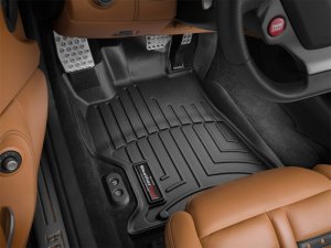 Ferrari California FloorLiner - Front - WeatherTech - DigitalFit - Black - `10-`27