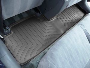Honda Civic FloorLiner - Rear - WeatherTech - DigitalFit - Black - `01-`05