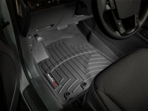 Kia Sorento Floor Mats - Front - WeatherTech - FloorLiner DigitalFit - Black - `11-`13