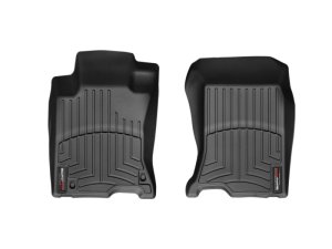 Honda Crosstour FloorLiner - Front - WeatherTech - DigitalFit - Black - `10-`27