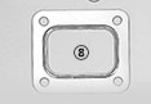 Chevrolet Tahoe FloorLiner - Rear - WeatherTech - DigitalFit - Black - `07-`13