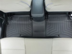 Kia Forte FloorLiner - Rear - WeatherTech - DigitalFit - Black - 2013 Kia Forte FloorLiner - Rear - WeatherTech - DigitalFit - Black - 2013