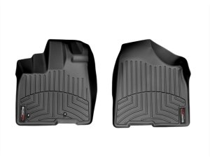 Toyota Sienna FloorLiner - Front - WeatherTech - DigitalFit - Black - `11-`12
