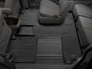 Toyota Sienna Rear FloorLiner - WeatherTech - DigitalFit - Black - `11-`27