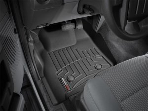 Ford F250 Floor Liner - Front - WeatherTech - DigitalFit - Black - `11-`27
