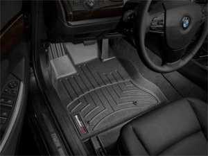 BMW 5 Series FloorLiner - Front - WeatherTech - DigitalFit - Black - `10-`27
