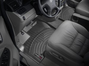 Honda Odyssey WT FloorLiner - Front - WeatherTech - DigitalFit - Black - `05-`10