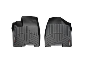 Toyota Sienna FloorLiner - Front - WeatherTech - DigitalFit - Black - `04-`10