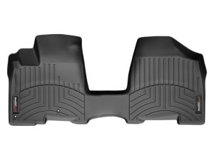 Toyota Sienna FloorLiner - Front - WeatherTech - DigitalFit - Black - `05-`10