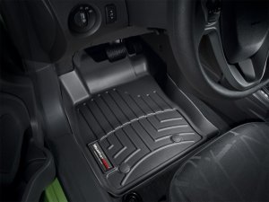 Ford Fiesta FloorLiner - Front - WeatherTech - DigitalFit - Black - `11-`27 Ford Fiesta FloorLiner - Front - WeatherTech - DigitalFit - Black - `11-`27