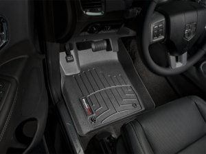 Dodge Durango FloorLiner - Front - WeatherTech - DigitalFit - Black - `11-`27
