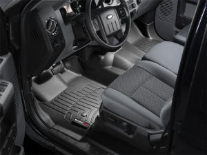 Ford F250 FloorLiner - Front - WeatherTech - DigitalFit - Black - `11-`27