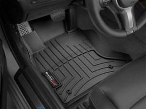 BMW 5 Series FloorLiner - Front - WeatherTech - DigitalFit - Black - `11-`27
