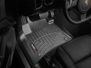 Porsche Cayenne FloorLiner - Front - WeatherTech - DigitalFit - Black - `11-`27