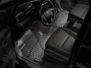 Honda Odyssey FloorLiner - Front - WeatherTech - DigitalFit - Black - `11-`27