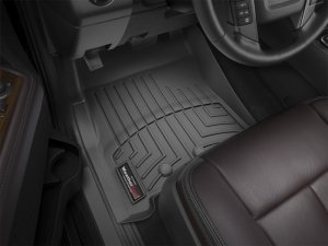 Ford Expedition FloorLiner - Front - WeatherTech - DigitalFit - Black - `11-`27