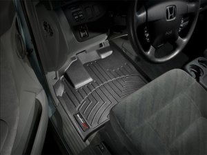 Honda Odyssey FloorLiner - Front - WeatherTech - DigitalFit - Black - `99-`04