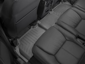Land Rover LR4 Floor Liners - Rear - WeatherTech - FloorLiner DigitalFit - Black - `13-`27