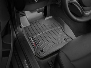 BMW X1 FloorLiner - Front - WeatherTech - DigitalFit - Black - `13-`27