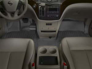 Nissan Quest FloorLiner - Front - WeatherTech - DigitalFit - Black - `11-`27