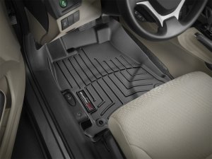 Honda Civic FloorLiner - Front - WeatherTech - DigitalFit - Black - `12-`27
