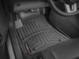 Dodge Challenger FloorLiner - Front - WeatherTech - DigitalFit - Black - `11-`27 Dodge Challenger FloorLiner - Front - WeatherTech - DigitalFit - Black - `11-`27