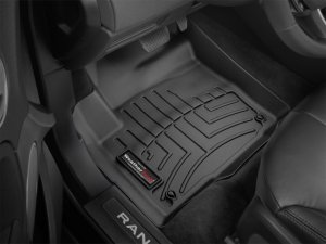 Land Rover Range Rover Evoque Floor Mats - Front - WeatherTech - FloorLiner DigitalFit - Black - `12-`27