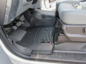 Ford F350 FloorLiner - Front - WeatherTech - DigitalFit - Black - `11-`27