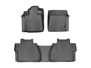Toyota Tundra FloorLiner - Front + Rear - WeatherTech - DigitalFit - Black - `14-`27