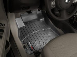 Nissan Versa FloorLiner - Front - WeatherTech - DigitalFit - Black - `12-`27 Nissan Versa FloorLiner - Front - WeatherTech - DigitalFit - Black - `12-`27