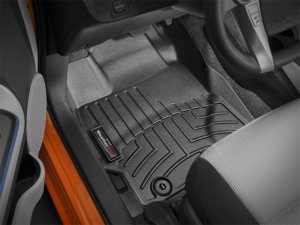 Toyota Yaris FloorLiner - Front - WeatherTech - DigitalFit - Black - `12-`27
