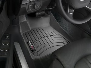 Audi A8 FloorLiner - Front - WeatherTech - DigitalFit - Black - `11-`27 Audi A8 FloorLiner - Front - WeatherTech - DigitalFit - Black - `11-`27