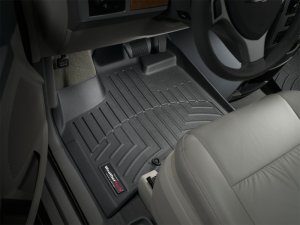 Chrysler Town & Country FloorLiner - Front - WeatherTech - DigitalFit - Black - `11-`27