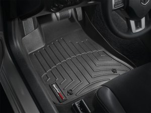 Dodge Charger FloorLiner - Front - WeatherTech - DigitalFit - Black - `11-`27