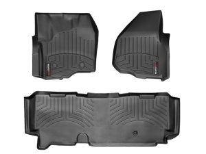 Ford F450 FloorLiner - Rear - WeatherTech - DigitalFit - Black - `12-`27