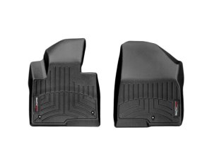 Hyundai Santa Fe FloorLiner - Front - WeatherTech - DigitalFit - Black - `13-`27