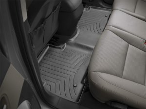 Hyundai Santa Fe FloorLiner - Rear - WeatherTech - DigitalFit - Black - `13-`27