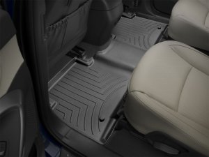 Hyundai Santa Fe FloorLiner - Rear - WeatherTech - DigitalFit - Black - `13-`27