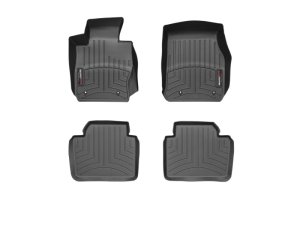 BMW 3 Series Floor Liners - Rear - WeatherTech - DigitalFit (HDTE) - Black - `12-`27