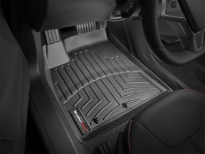 Tesla Model S FloorLiner - Front - WeatherTech - DigitalFit - Black - `12-`27