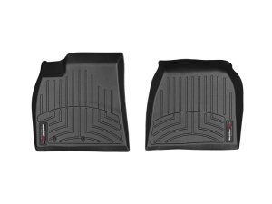 Tesla Model S FloorLiner - Front - WeatherTech - DigitalFit - Black - `12-`27