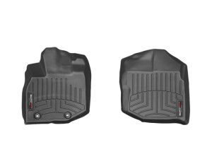 Honda Fit FloorLiner - Front - WeatherTech - DigitalFit - Black - `09-`13