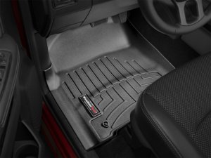 Dodge Ram 1500 FloorLiner - Front - WeatherTech - DigitalFit - Black - `12-`27