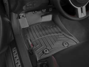 Scion FR-S FloorLiner - Front - WeatherTech - DigitalFit - Black - `13-`27