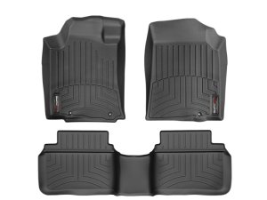 Nissan Altima Floor Mat Set - Rear - WeatherTech - FloorLiner DigitalFit - Black - `13-`27