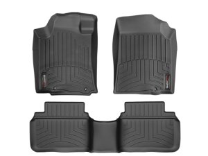 Nissan Altima Floor Mat Set - Rear - WeatherTech - FloorLiner DigitalFit - Black - `13-`27
