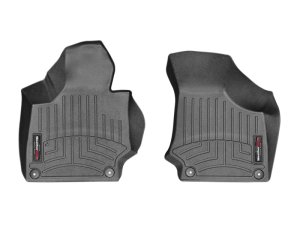 Audi TTS FloorLiner - Front - WeatherTech - DigitalFit - Black - `08-`13 Audi TTS FloorLiner - Front - WeatherTech - DigitalFit - Black - `08-`13