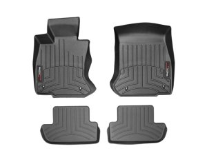 BMW 6 Series Floor Liners - Rear - WeatherTech - FloorLiner DigitalFit - Black - `12-`27